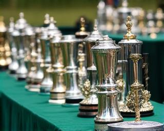 Golf tournament prize table